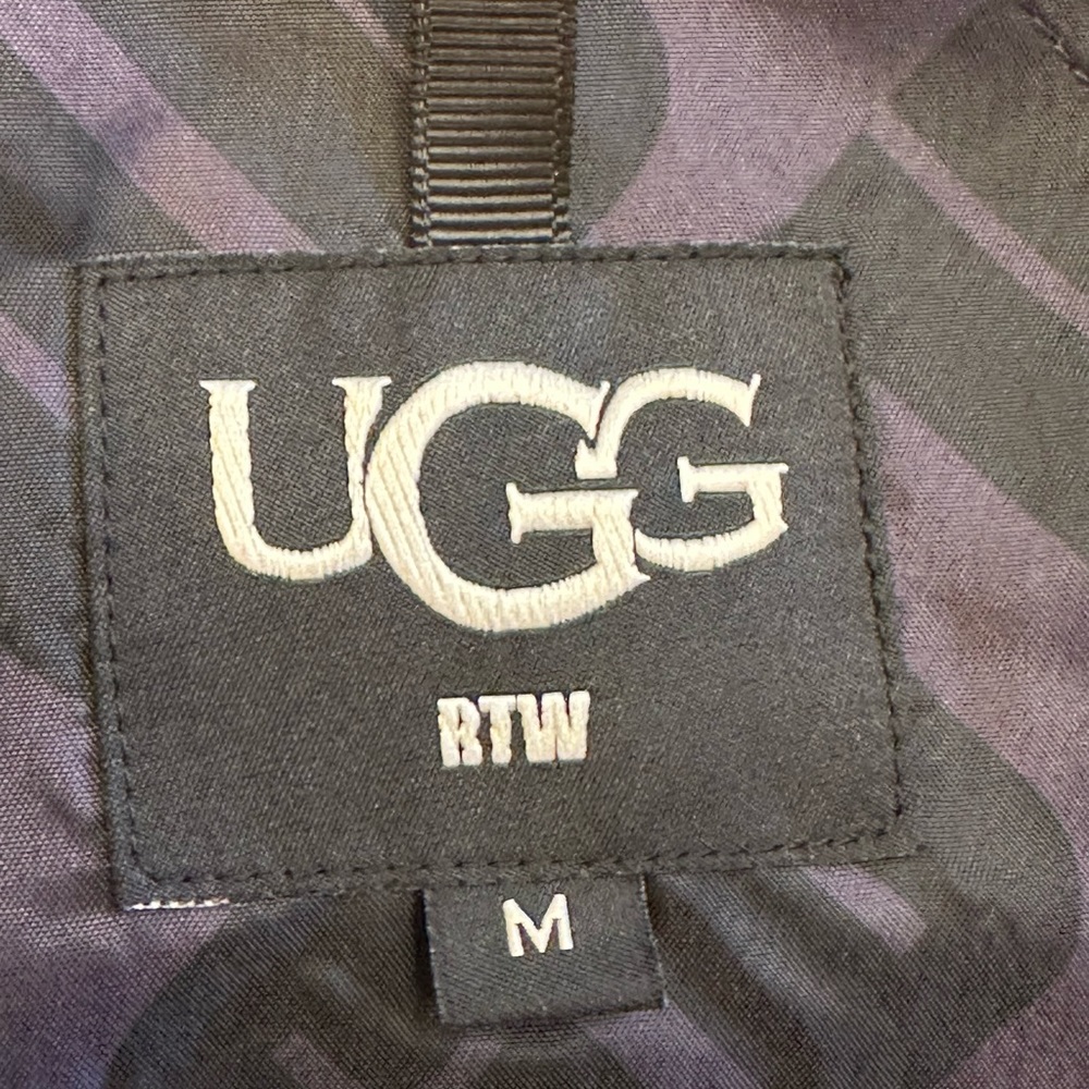 Ugg Rhiannon long sherpa coat .
